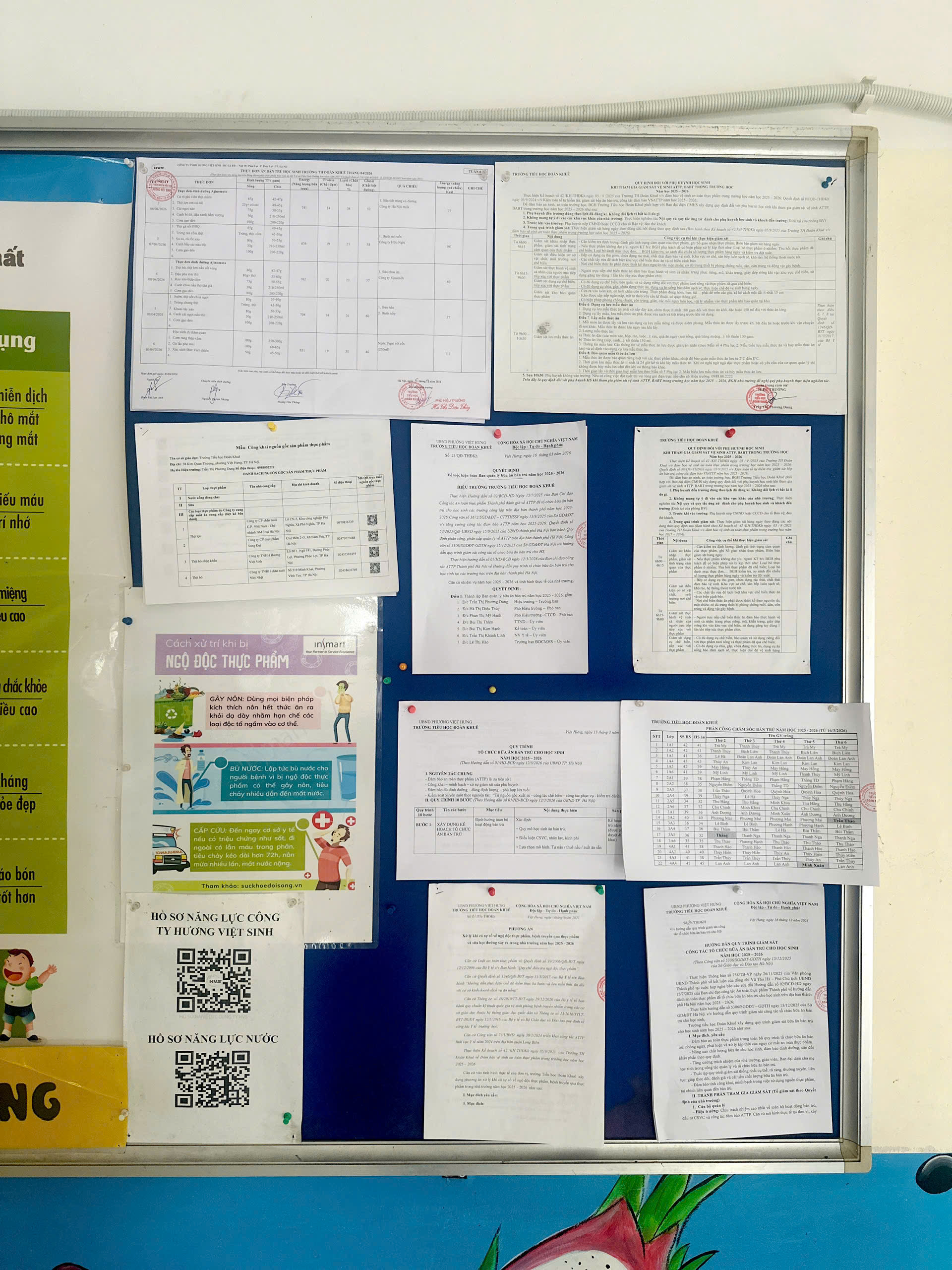 Đa dạng hóa hình thức công khai - Điểm sáng trong công tác bán trú tại trường tiểu học Đoàn Khuê- Ảnh 6. Đa dạng hóa hình thức công khai - Điểm sáng trong công tác bán trú tại trường tiểu học Đoàn Khuê- Ảnh 6.