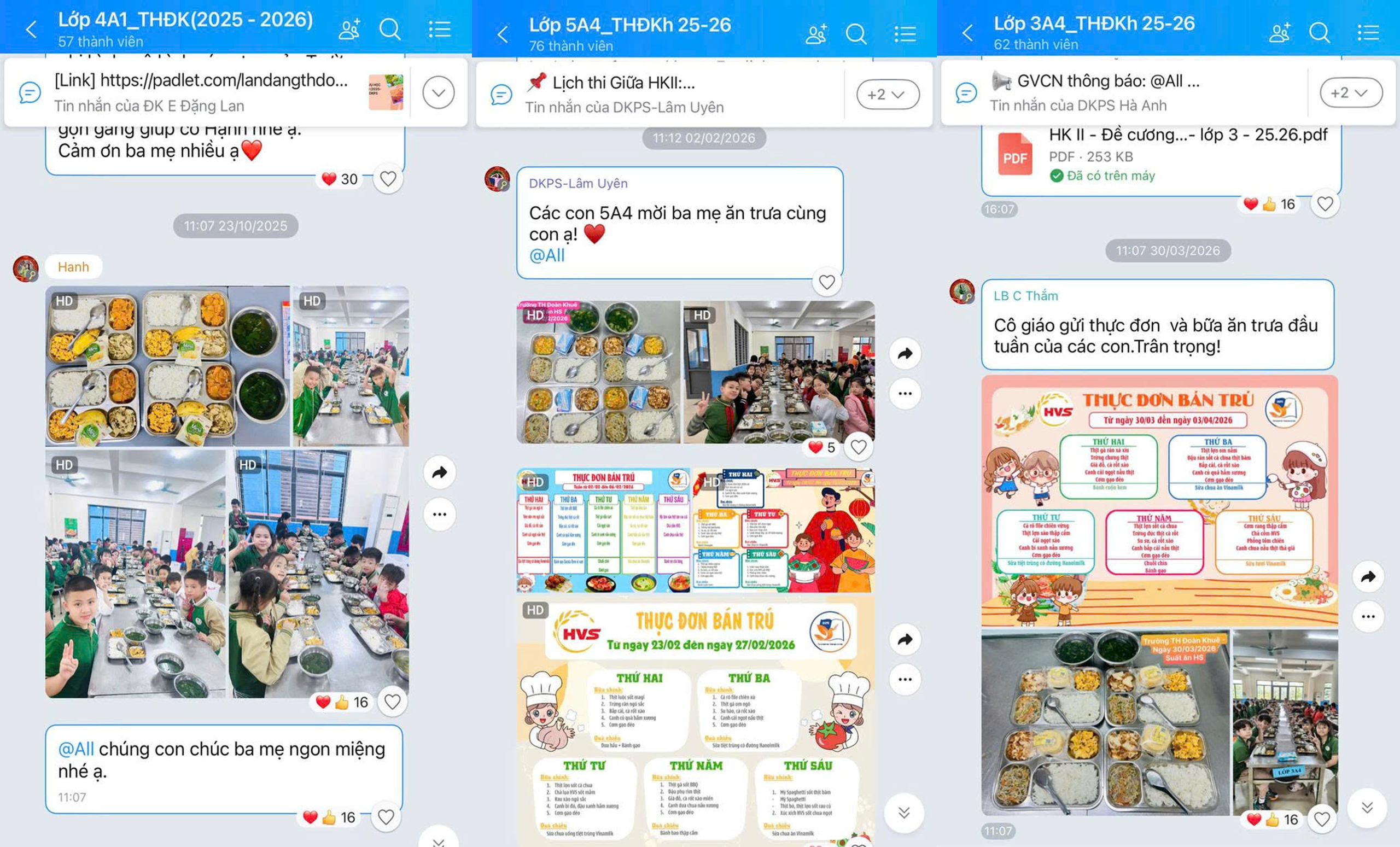 Đa dạng h&oacute;a h&igrave;nh thức c&ocirc;ng khai - Điểm s&aacute;ng trong c&ocirc;ng t&aacute;c b&aacute;n tr&uacute; tại trường tiểu học Đo&agrave;n Khu&ecirc;- Ảnh 8.