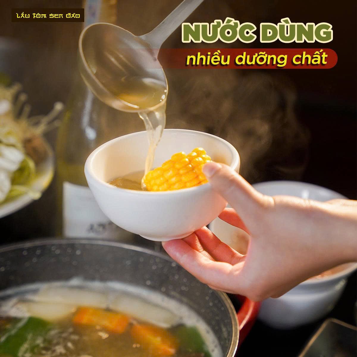 Lẩu t&ocirc;m sen đ&agrave;o: Tinh hoa ẩm thực giao h&ograve;a trong hương vị biển cả, chinh phục thực kh&aacute;ch bằng hậu vị tinh tế- Ảnh 10.