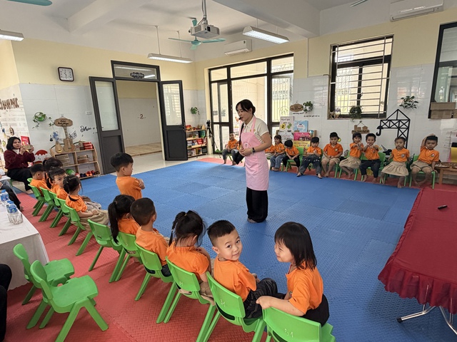 Nhiều trường mầm non tại H&agrave; Nội tham gia chuy&ecirc;n đề, thắt chặt quy tr&igrave;nh vệ sinh v&agrave; dinh dưỡng học đường- Ảnh 2.