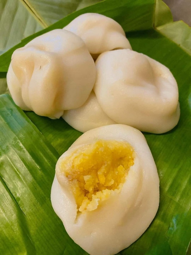 B&aacute;nh Giầy Qu&aacute;n G&aacute;nh: Thức qu&agrave; qu&ecirc; thanh tao, g&oacute;i gọn trong l&aacute; dong xanh như chứa đựng tinh t&uacute;y trời đất vu&ocirc;ng tr&ograve;n- Ảnh 3.