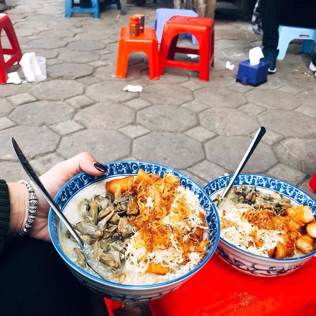 Ch&aacute;o trai - Thức qu&agrave; chiều quen thuộc của người H&agrave; Nội- Ảnh 1.