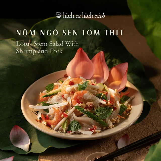 Nộm ng&oacute; sen t&ocirc;m thịt: Thức qu&agrave; thanh tao g&oacute;i trọn hương sắc m&ugrave;a hạ H&agrave; th&agrave;nh- Ảnh 9.
