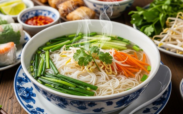 Phở chay dưỡng sinh: Chắt chiu vị thanh m&aacute;t từ rau củ, hương ngọt l&agrave;nh nu&ocirc;i dưỡng th&acirc;n t&acirc;m- Ảnh 6.