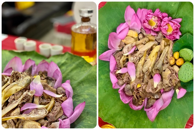 Li&ecirc;n &aacute;p T&acirc;y Hồ: M&oacute;n vịt hấp hoa sen "độc bản", tinh hoa ẩm thực bậc nhất Kinh kỳ- Ảnh 6.