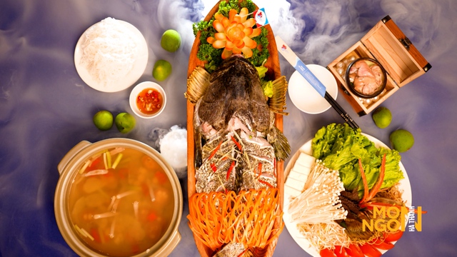 Từ m&oacute;n canh c&aacute; d&acirc;n d&atilde; đến nồi lẩu thuyền ch&agrave;i trứ danh, chinh phục thực kh&aacute;ch bởi vị ngọt của sản vật qu&yacute; hiếm- Ảnh 1.