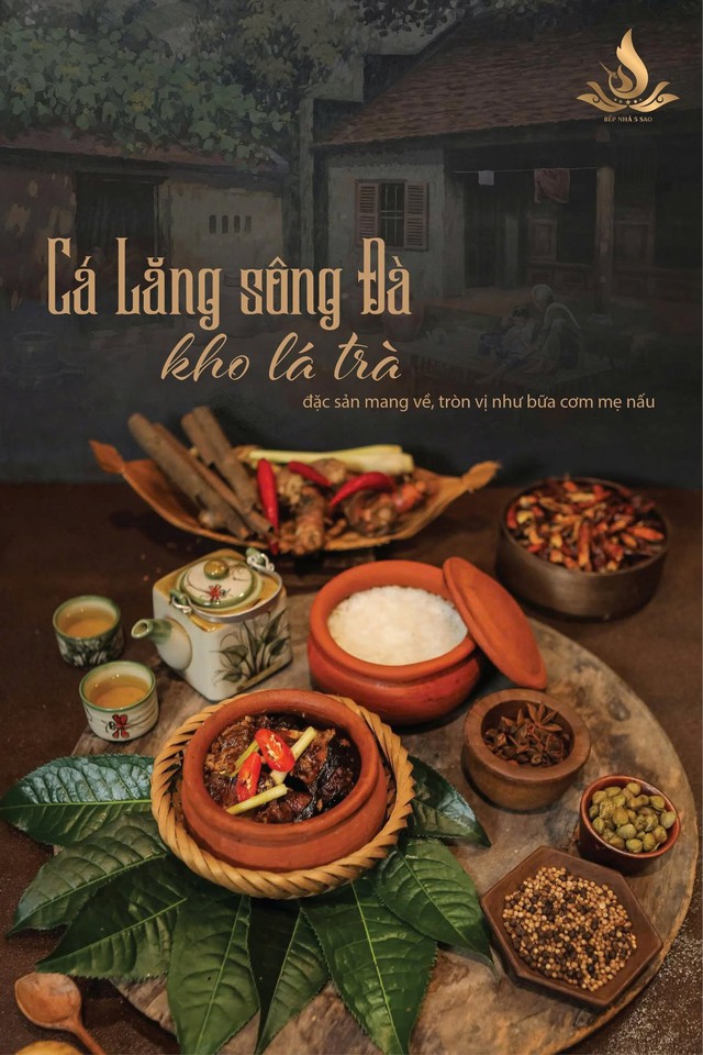 Cá lăng kho trà cổ thụ: Tinh hoa bếp Việt hòa quyện vị ngọt sông Đà và hương trà trăm năm giữa lòng Hà Nội- Ảnh 3. Cá lăng kho trà cổ thụ: Tinh hoa bếp Việt hòa quyện vị ngọt sông Đà và hương trà trăm năm giữa lòng Hà Nội- Ảnh 3.