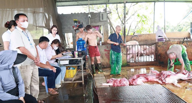 X&atilde; Ứng Thi&ecirc;n kiểm tra đột xuất c&aacute;c cơ sở giết mổ nhỏ lẻ trước thời điểm 1-7- Ảnh 2.