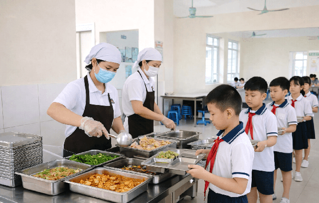 Siết trách nhiệm trong tổ chức bữa ăn bán trú- Ảnh 1. Siết trách nhiệm trong tổ chức bữa ăn bán trú- Ảnh 1.
