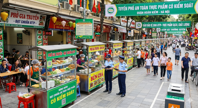 Triển khai m&ocirc; h&igrave;nh 5 tuyến phố An to&agrave;n thực phẩm, 94 cơ sở kinh doanh ăn uống k&yacute; cam kết đảm bảo quy tr&igrave;nh- Ảnh 1.