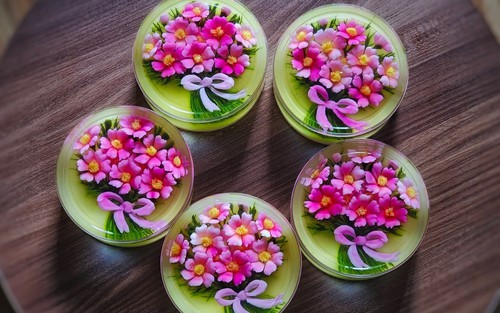 Bánh rau câu bách hoa: Tuyệt tác nghệ thuật kết tinh từ hương sắc thiên nhiên, vị ngọt lành từ những nguyên liệu thuần khiết