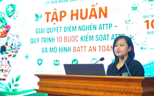 UBND phường Từ Liêm triển khai mô hình bếp ăn tập thể trường học bảo đảm an toàn thực phẩm