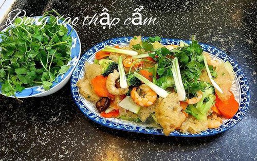 Bóng xào ngũ sắc: Tinh hoa cỗ Tết Hà thành lưu giữ hương vị đoàn viên và nét thanh lịch ẩm thực Tràng An xưa